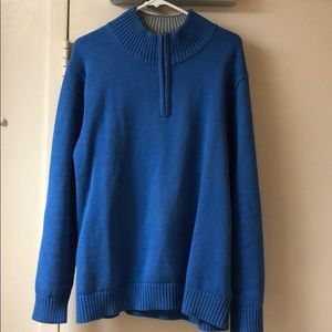 LL Bean 1/4 Zip Sweater XL